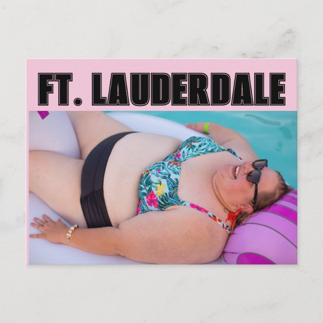 FT. LAUDERDALE BATHING BEAUTY Carte postale (Devant)