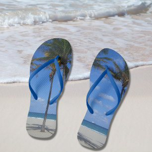 Ft Lauderdale Beach Florida Palm Trees Flip Flops