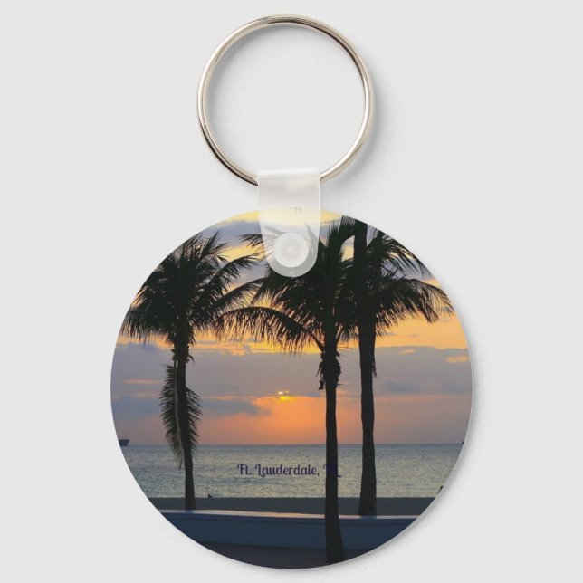 Ft. Lauderdale Sunrise Keychain (Front)