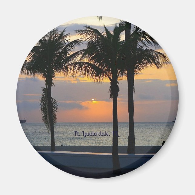 Ft. Lauderdale Sunrise Magnet (Front)
