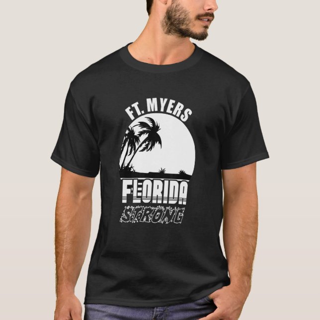 Ft  Myers Florida Strong Community Support T-Shirt (Front)