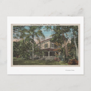 Ft. Myers, Florida - View of Thomas Edison House Postcard