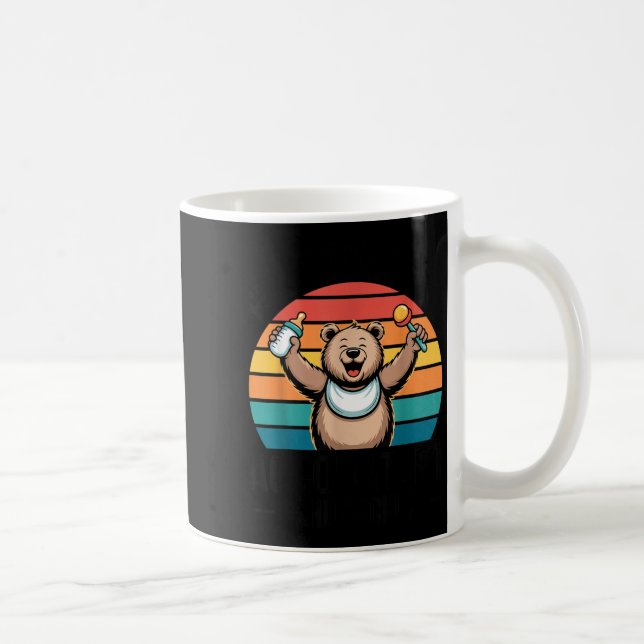 Ft Time Dad Accountant Send Backup Funny Bear Coffee Mug (Right)