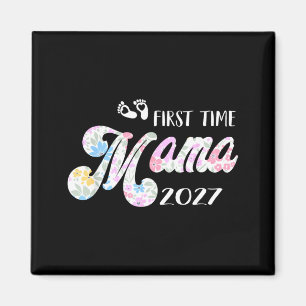 Ft Time Mama Baby Announcement Soon to be Mom 2027 Magnet