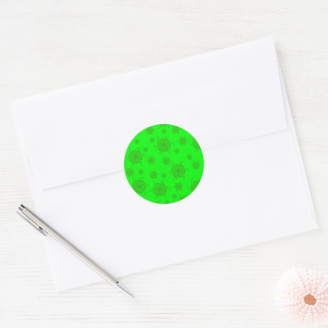 FTF Autocollants Monochromes Verts (Enveloppe)
