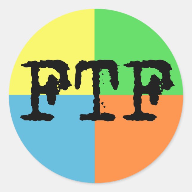 FTF CLASSIC ROUND STICKER (Front)