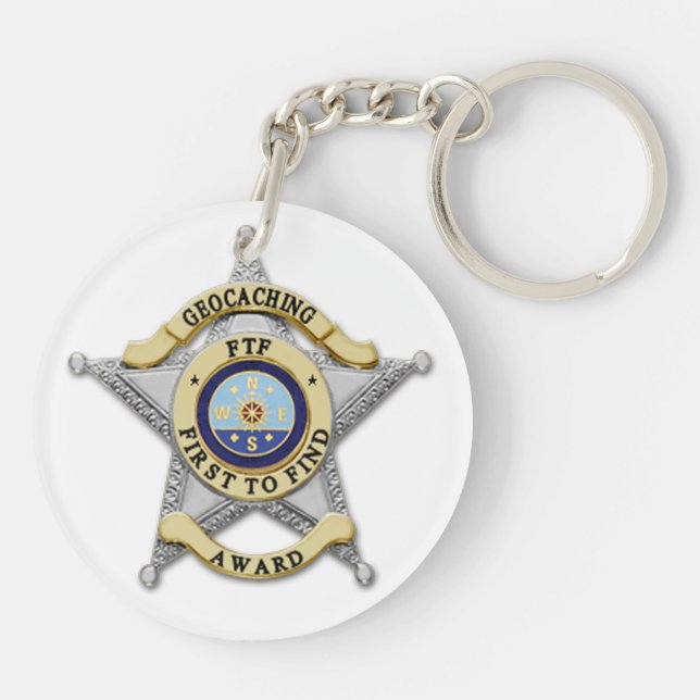 FTF - First to Find - 1st to Find Keychain (Back)