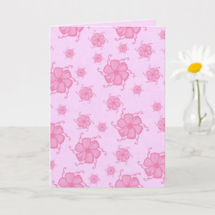FTF Monochrome 5x7 Blank Card in Light Pink