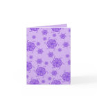 FTF Monochrome 5x7 Blank Card in Purple