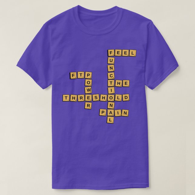 FTP Functional Threshold power T-Shirt (Design Front)