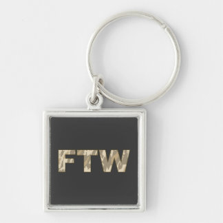 FTW in Desert Camo Keychain
