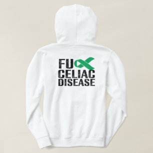 FU Celiac Disease - Black & Green Hoodie