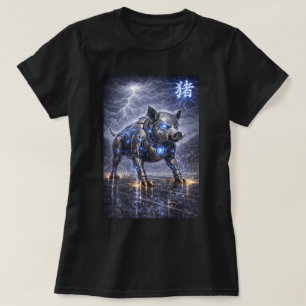 Fu Chinese Zodiac Year of the Pig 0046492 T-Shirt