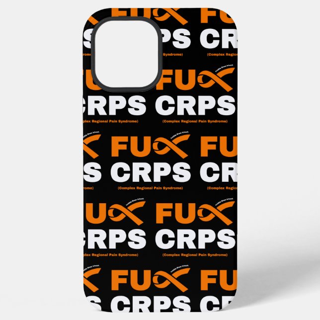 FU CRPS  iPhone CASE (Back)