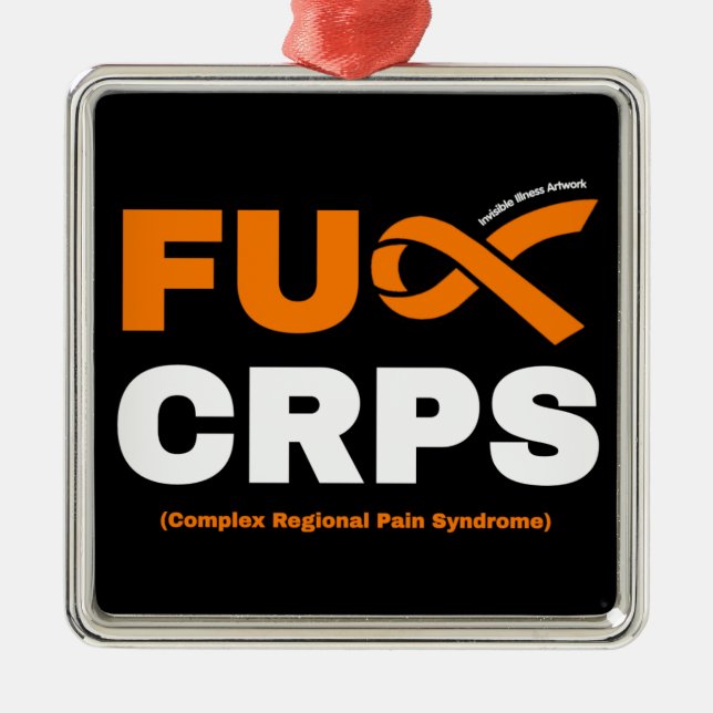 FU CRPS METAL ORNAMENT (Front)