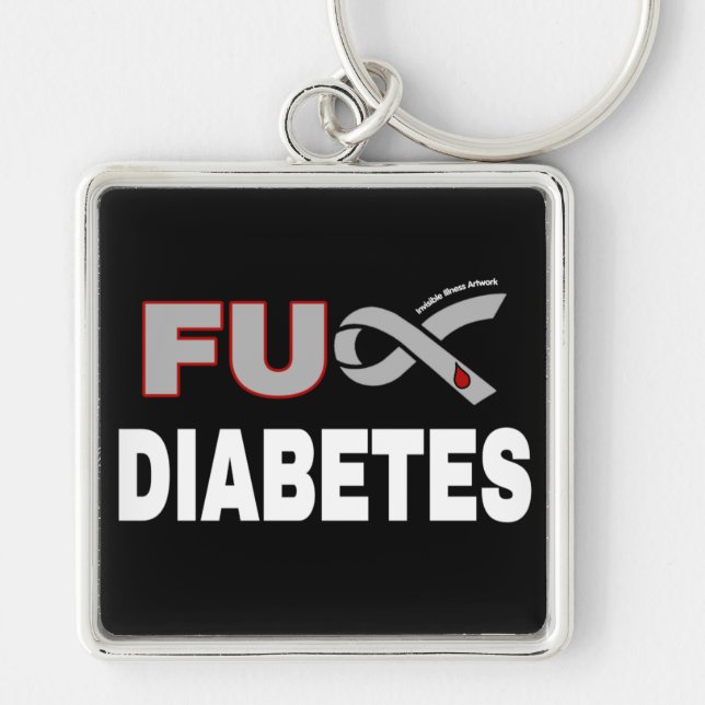 FU Diabetes Keychain (Front)