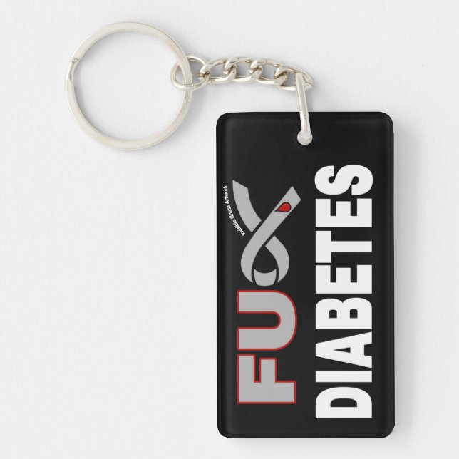 FU Diabetes Keychain (Front)