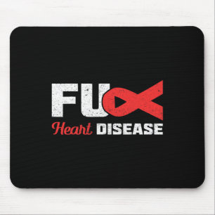 Fu Heart Disease Cardiologist Heart Disease Awaren Mouse Pad