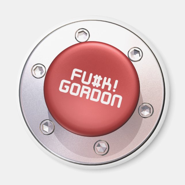 FU#K! GORDON MAGNET (Front)