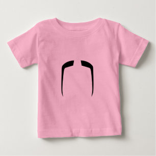 Fu Manchu Moustache Baby T-Shirt