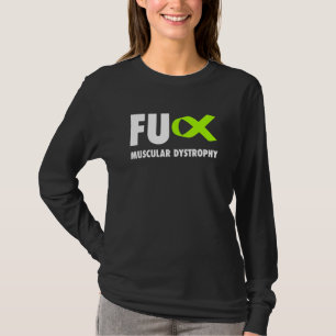 Fu Muscular Dystrophy Lime Green Ribbon - Muscular T-Shirt