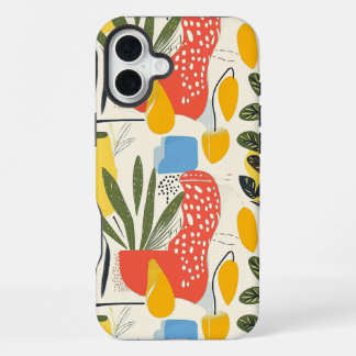 Fuavism Style Vibrant Colours Garden Pot iPhone 16 Plus Case
