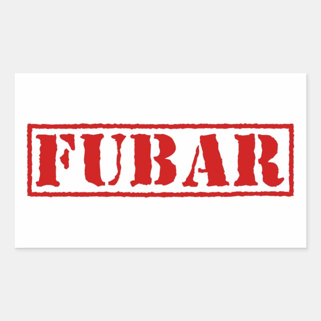 FUBAR STICKER (Front)