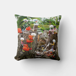 Fubby activity's search plate on a bersenfight. throw pillow