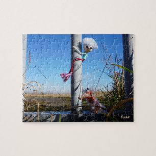Fubby fantasy, fleeing an animal. jigsaw puzzle