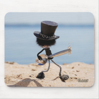 Fubby guitarist with Slash look alike hat. Mouse Pad