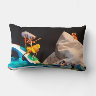 Fubby in the iconic film scene from Titanic. Lumbar Pillow
