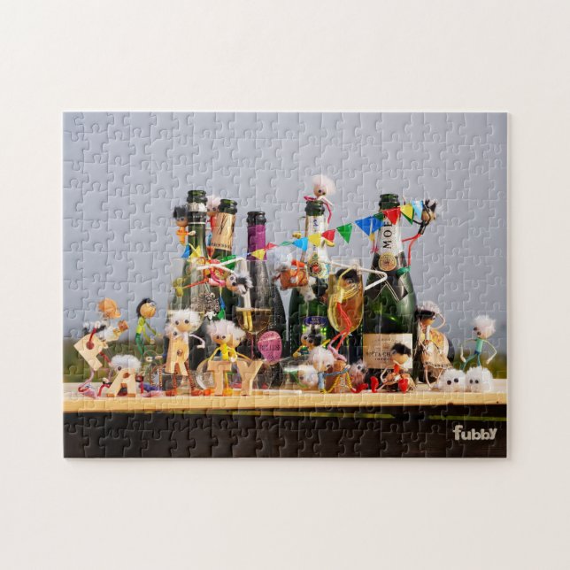 Fubby's celebrating Feest, congratulations, Proost Jigsaw Puzzle (Horizontal)
