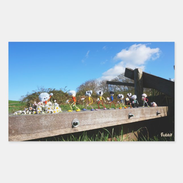 Fubby's journey to congratulations. sticker (Front)