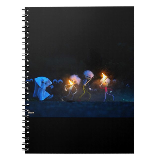 Fubby's on the haunting, hallowed joke. notebook (Front)