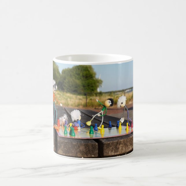 Fubby's playing "Man doesn't make you worse!" Coffee Mug (Center)