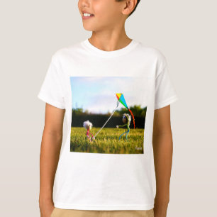 Fubby's playing together with a kite. T-Shirt