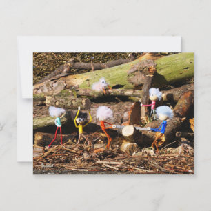 Fubby's working in their sawmill. postcard