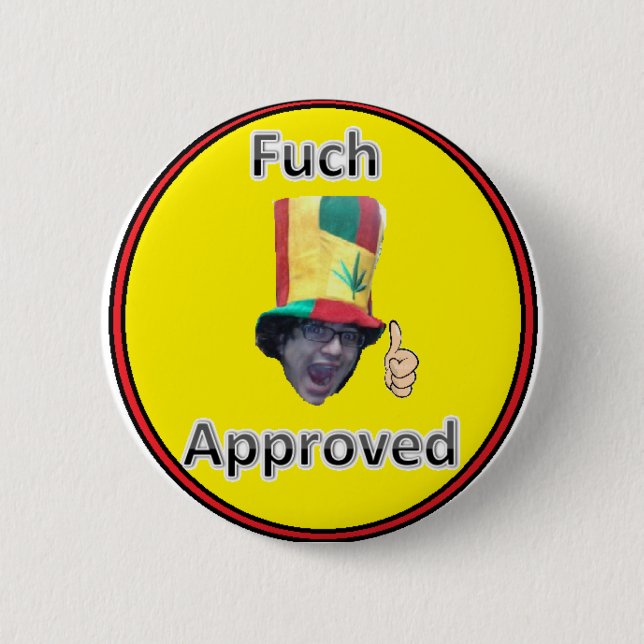 fuch approved button (Front)