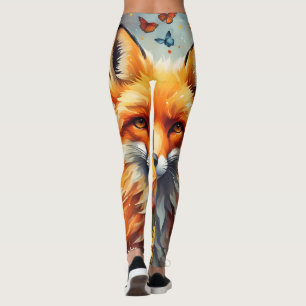 Fuchs auf der Wiese Leggings
