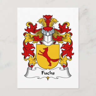 Fuchs Family Crest Postcard
