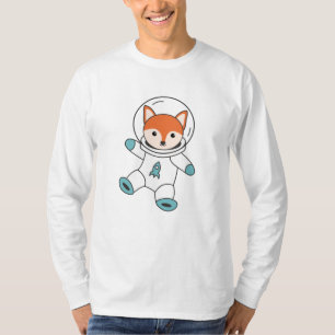 Fuchs Flies In Space As An Astronaut Rocket T-Shirt