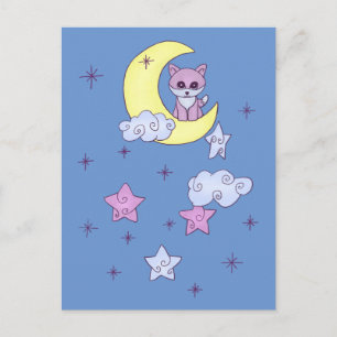 Fuchs im Mond Postcard