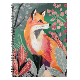 Fuchs Zauberwald Hand-Painted Nature Illustrations Notebook
