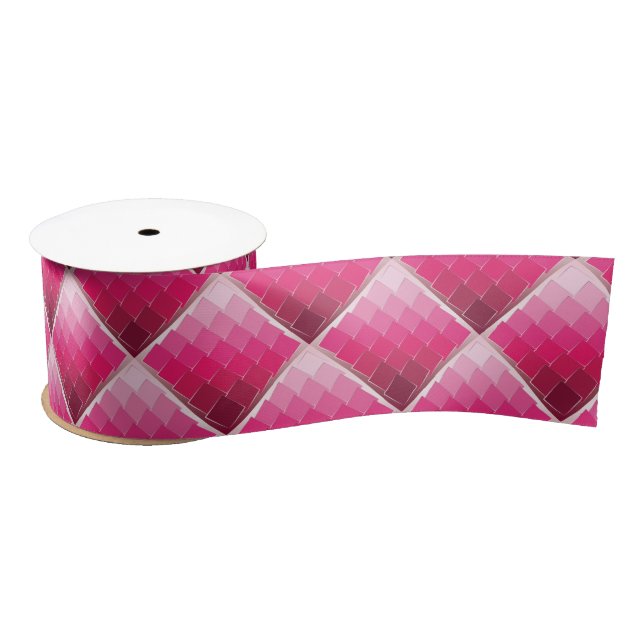 fuchsia 11 satin ribbon (Spool)
