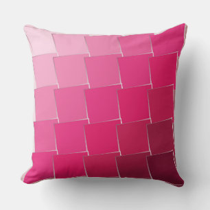 fuchsia 11 throw pillow