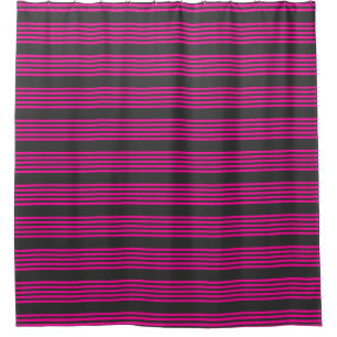 Fuchsia and charcoal five stripes pattern