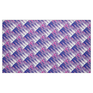 Fuchsia blue grey fabric
