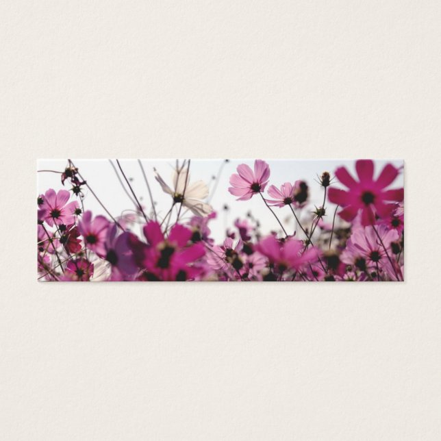Fuchsia Chamomile Bookmark (Customizable) (Front)