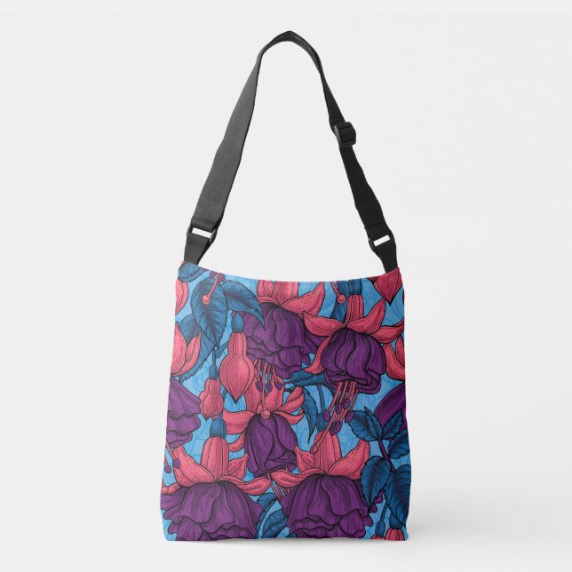 Fuchsia Crossbody Bag (Front)