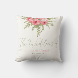 Fuchsia Dream Throw Pillow